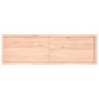 Estante de pared madera maciza roble sin tratar 160x50x(2-6) cm de , Estantes y estanterías - Ref: Foro24-363593, Precio: 62,...