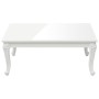 Mesa de centro madera de ingeniería blanco brillo 100x50x42 cm by , Coffee table - Ref: Foro24-358560, Price: 139,26 €, Disco...