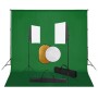 Kit de estudio fotográfico con luces softbox, fondo y reflector de , Flashes e iluminaciones de estudio - Ref: Foro24-3067051...