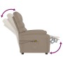 Sillón de masaje eléctrico cuero sintético color capuchino von , Elektrische Massagesessel - Ref: Foro24-3073683, Preis: 207,...