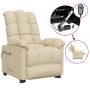 Sillón de masaje eléctrico tela color crema by , Electric massage chairs - Ref: Foro24-3073767, Price: 240,45 €, Discount: %