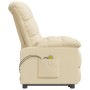 Sillón de masaje eléctrico tela color crema by , Electric massage chairs - Ref: Foro24-3073767, Price: 240,45 €, Discount: %
