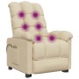 Sillón de masaje eléctrico tela color crema by , Electric massage chairs - Ref: Foro24-3073767, Price: 240,45 €, Discount: %