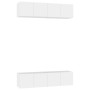 Muebles de salón 4 pzas madera de ingeniería blanco 60x30x30 cm von , TV-Möbel - Ref: Foro24-3074450, Preis: 150,33 €, Rabatt: %
