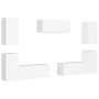 Set de muebles de salón TV 7 piezas madera de ingeniería blanco von , TV-Möbel - Ref: Foro24-3078672, Preis: 263,04 €, Rabatt: %
