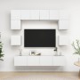 Set de muebles de salón TV 8 piezas madera de ingeniería blanco von , TV-Möbel - Ref: Foro24-3078691, Preis: 270,74 €, Rabatt: %