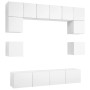 Set de muebles de salón TV 8 piezas madera de ingeniería blanco von , TV-Möbel - Ref: Foro24-3078691, Preis: 270,74 €, Rabatt: %