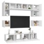 Set de muebles de salón TV 8 piezas madera de ingeniería blanco von , TV-Möbel - Ref: Foro24-3078691, Preis: 270,74 €, Rabatt: %