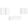 Set de muebles de salón TV 6 piezas madera de ingeniería blanco von , TV-Möbel - Ref: Foro24-3078679, Preis: 202,76 €, Rabatt: %