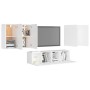 Set de muebles de salón TV 6 piezas madera de ingeniería blanco von , TV-Möbel - Ref: Foro24-3078679, Preis: 202,76 €, Rabatt: %