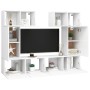 Set de muebles de salón TV 6 piezas madera de ingeniería blanco von , TV-Möbel - Ref: Foro24-3078698, Preis: 222,88 €, Rabatt: %
