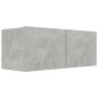 Set de muebles de salón 8 pzas madera ingeniería gris hormigón von , TV-Möbel - Ref: Foro24-3079089, Preis: 266,44 €, Rabatt: %