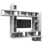 Set muebles de salón TV 9 pzas madera ingeniería gris hormigón von , TV-Möbel - Ref: Foro24-3079158, Preis: 382,90 €, Rabatt: %