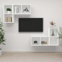 Muebles de pared para TV 4 uds madera contrachapada blanco von , TV-Möbel - Ref: Foro24-3079835, Preis: 136,49 €, Rabatt: -5%%