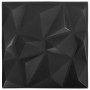 Paneles de pared 3D 24 unidades negro diamante 6 m² 50x50 cm von , Wandverkleidung - Ref: Foro24-150915, Preis: 73,62 €, Raba...