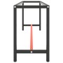 Estructura banco de trabajo metal negro y rojo mate 210x50x79cm by , Table legs - Ref: Foro24-151454, Price: 86,25 €, Discoun...