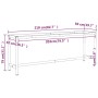 Estructura banco de trabajo metal negro y rojo mate 210x50x79cm by , Table legs - Ref: Foro24-151454, Price: 86,25 €, Discoun...