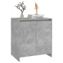 Aparador de madera contrachapada gris hormigón 70x41x75 cm by , Sideboards - Ref: Foro24-809741, Price: 72,08 €, Discount: %