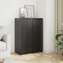 Aparador madera maciza de pino negro 60x36x84 cm by , Sideboards - Ref: Foro24-808112, Price: 120,36 €, Discount: %