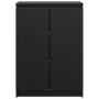 Aparador madera maciza de pino negro 60x36x84 cm by , Sideboards - Ref: Foro24-808112, Price: 120,36 €, Discount: %
