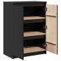 Aparador madera maciza de pino negro 60x36x84 cm by , Sideboards - Ref: Foro24-808112, Price: 120,36 €, Discount: %