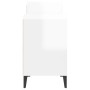 Mueble para TV madera contrachapada blanco brillo 160x35x55 cm de , Muebles TV - Ref: Foro24-821198, Precio: 72,93 €, Descuen...