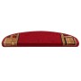 Alfombrilla autoadhesiva de escalera 15 uds roja 65x21x4 cm by , Stair mats - Ref: Foro24-322410, Price: 132,74 €, Discount: %