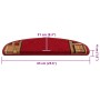 Alfombrilla autoadhesiva de escalera 15 uds roja 65x21x4 cm by , Stair mats - Ref: Foro24-322410, Price: 132,74 €, Discount: %