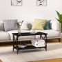 Mesa de centro madera contrachapada y hierro negro 80x45x45 cm von , Couchtisch - Ref: Foro24-823322, Preis: 50,99 €, Rabatt:...