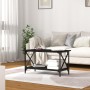 Mesa de centro madera contrachapada y hierro negro 80x45x45 cm von , Couchtisch - Ref: Foro24-823322, Preis: 50,99 €, Rabatt:...