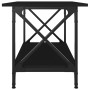 Mesa de centro madera contrachapada y hierro negro 80x45x45 cm von , Couchtisch - Ref: Foro24-823322, Preis: 50,99 €, Rabatt:...