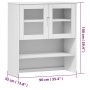 Aparador superior MOLDE madera maciza pino blanco 90x35x100 cm by , Sideboards - Ref: Foro24-350550, Price: 192,17 €, Discoun...