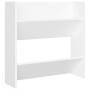 Zapateros de pared 4 uds madera contrachapada blanco 60x18x60cm by , Shoe racks and shoe organizers - Ref: Foro24-806716, Pri...