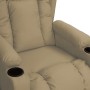 Sillón de masaje elevable cuero sintético color capuchino von , Elektrische Massagesessel - Ref: Foro24-3093452, Preis: 288,4...