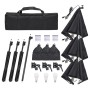Kit de estudio fotográfico con set de luces, fondo y reflector von , Blitze und Studiobeleuchtung - Ref: Foro24-3094688, Prei...