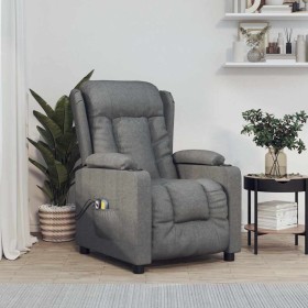 Sillón de masaje eléctrico tela gris oscuro von , Elektrische Massagesessel - Ref: Foro24-3098790, Preis: 288,33 €, Rabatt: %