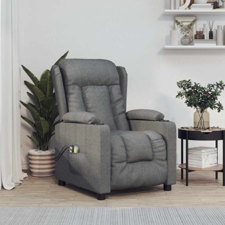 Sillón de masaje eléctrico tela gris oscuro von , Elektrische Massagesessel - Ref: Foro24-3098790, Preis: 288,33 €, Rabatt: %
