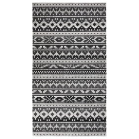 Alfombra de exterior tejido plano gris oscuro 115x170 cm de vidaXL, Protectores para exterior - Ref: Foro24-317060, Precio: 3...