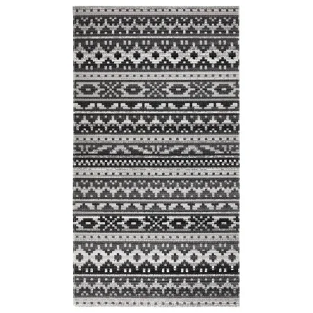 Dunkelgrauer flachgewebter Outdoor-Teppich 115x170 cm von vidaXL, Outdoor-Protektoren - Ref: Foro24-317060, Preis: 33,81 €, R...
