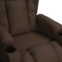 Sillón de masaje eléctrico cuero sintético marrón by , Electric massage chairs - Ref: Foro24-3098809, Price: 268,80 €, Discou...