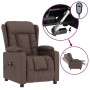 Sillón reclinable eléctrico de cuero sintético marrón | Foro24.es | Tu tienda online para hogar, jardín y más Foro24.es