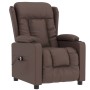 Sillón reclinable eléctrico de cuero sintético marrón | Foro24.es | Tu tienda online para hogar, jardín y más Foro24.es
