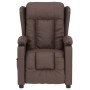 Sillón reclinable eléctrico de cuero sintético marrón | Foro24.es | Tu tienda online para hogar, jardín y más Foro24.es
