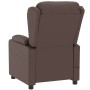 Sillón reclinable eléctrico de cuero sintético marrón | Foro24.es | Tu tienda online para hogar, jardín y más Foro24.es