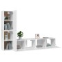 Set de muebles para TV 4 piezas madera contrachapada blanco von , TV-Möbel - Ref: Foro24-3114310, Preis: 178,91 €, Rabatt: %