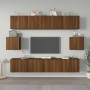 Set de muebles para TV 6 pzas madera contrachapada roble marrón von , TV-Möbel - Ref: Foro24-3114365, Preis: 210,03 €, Rabatt: %