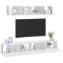 Set de muebles para TV 4 piezas madera contrachapada blanco von , TV-Möbel - Ref: Foro24-3114526, Preis: 177,14 €, Rabatt: %