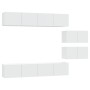 Set de muebles para TV 6 piezas madera contrachapada blanco von , TV-Möbel - Ref: Foro24-3114598, Preis: 279,18 €, Rabatt: %
