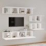 Set de muebles para TV 6 piezas madera contrachapada blanco von , TV-Möbel - Ref: Foro24-3114598, Preis: 279,18 €, Rabatt: %