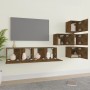 Set de muebles de TV 6 pzas madera contrachapada roble ahumado von , TV-Möbel - Ref: Foro24-3120299, Preis: 139,44 €, Rabatt: %